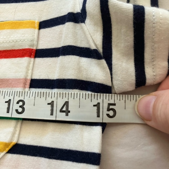 Boden Stripes ahead‎ of the rest Tee Sz Small Striped Crew Neck Cotton Casual - Picture 7 of 9